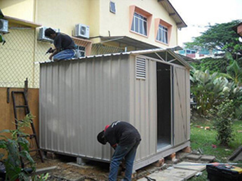 Installation of Garden Shed