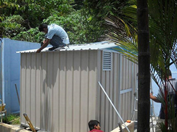 Installation of Garden Shed