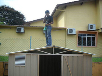 Installation of Garden Shed