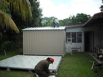 Installation of Garden Shed