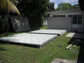 Installation of Garden Shed