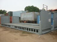 40' Flat Rack with Fix End