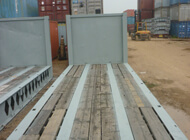 40' Flat Rack with Fix End